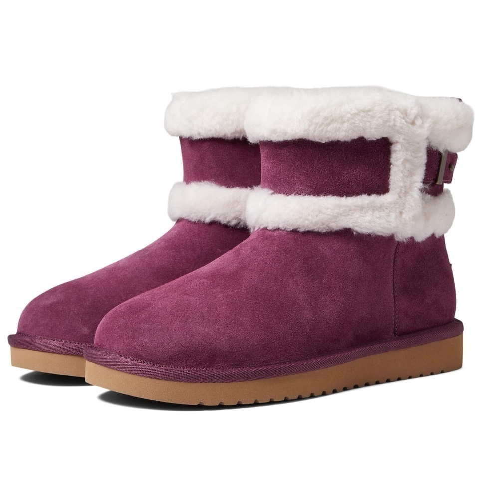 Koolaburra by UGG Plum Barlee Mini Suede Boots - Picture 2 of 7
